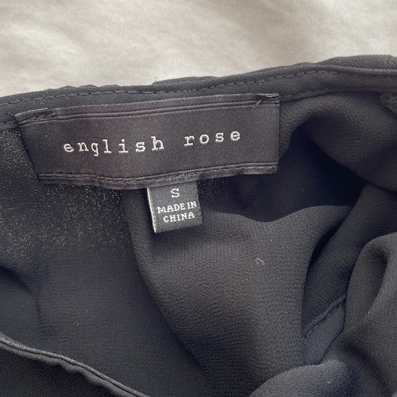 English Rose Beaded Sleeve Mini Dress - Picture 6 of 6